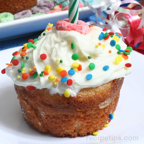 Birthday Cake Cupcake Recipe
