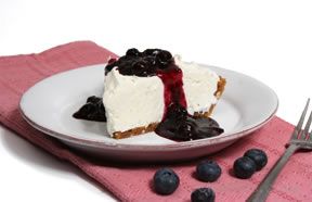 No-Bake Cheesecake  and Blueberry Topping Recipe