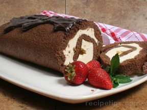 Chocolate Ice Cream Roll