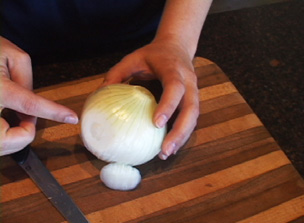 A Quick Tip for Chopping Onions Video